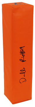 Darrelle Revis Signed BSN Orange Football Endzone Pylon - REVPYL300 - Darrelle Revis Signed BSN Orange Football Endzone Pylon product image