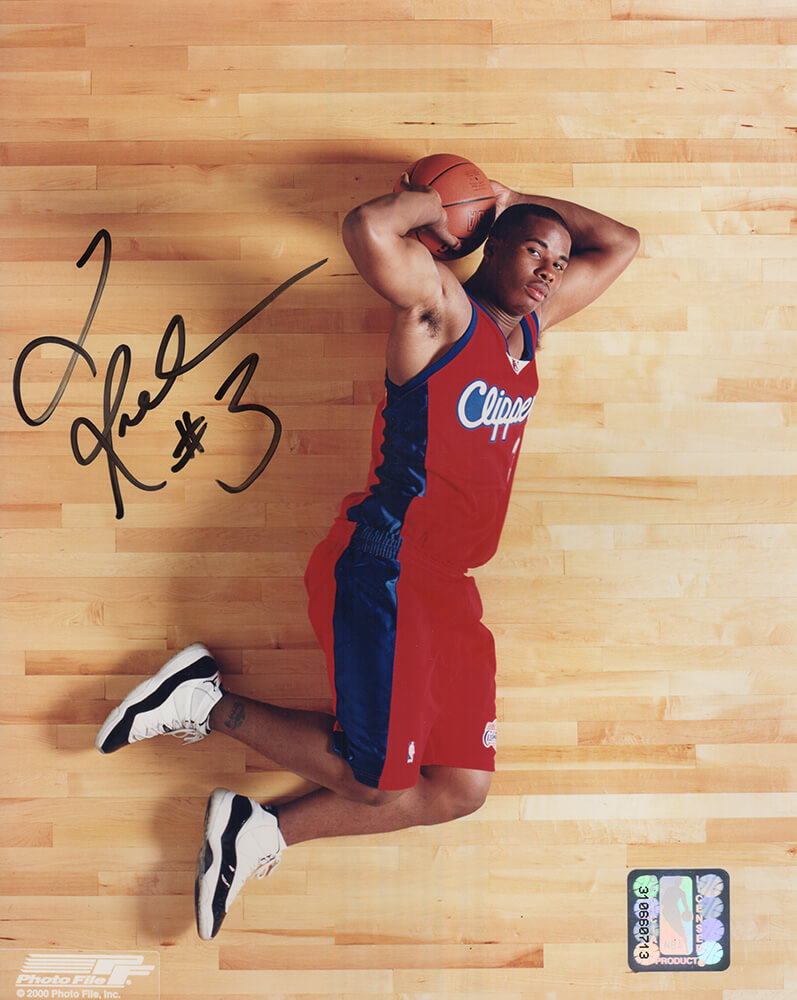 Quentin Richardson Signed Clippers Hardwood Floor Pose 8x10 Photo - RIC08P202 - Quentin Richardson Signed Clippers Hardwood Floor Pose 8x10 Photo product image