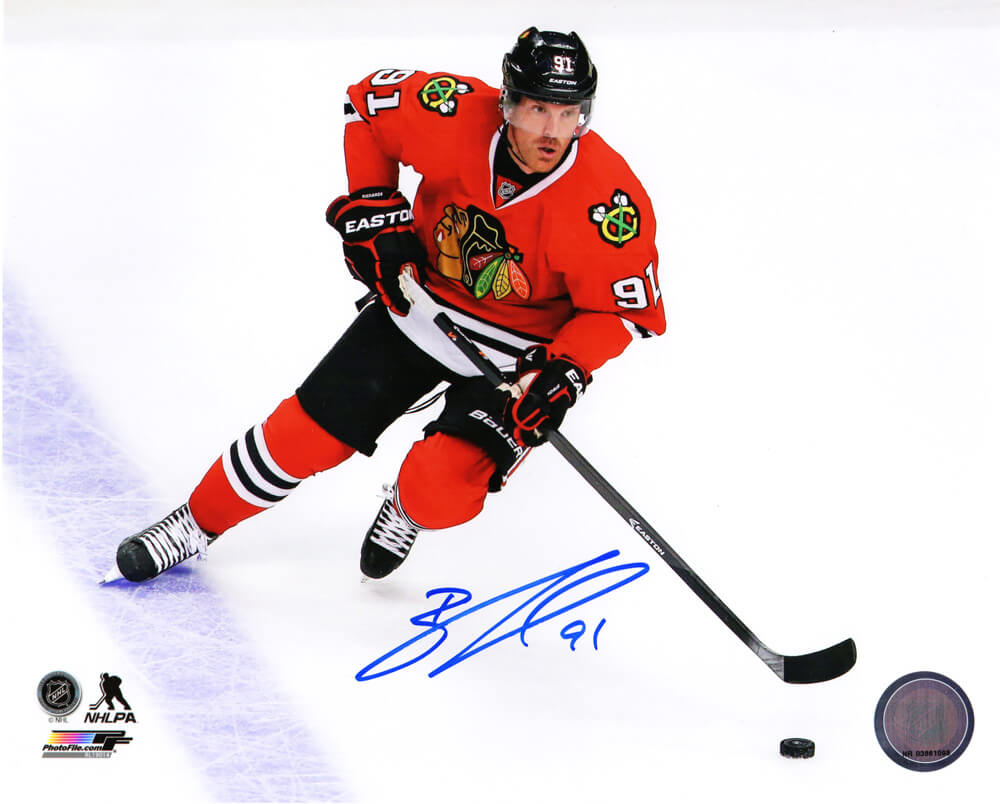 Brad Richards Signed Chicago Blackhawks Action 8x10 Photo - RIC08P411 - Brad Richards Signed Chicago Blackhawks Action 8x10 Photo product image