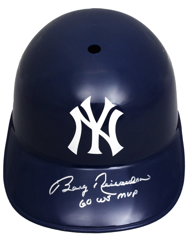 Bobby Richardson Signed New York Yankees Replica Batting Helmet w/60 WS MVP - RICBTH100 - Bobby Richardson Signed New York Yankees Replica Batting Helmet w/60 WS MVP product image