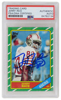 Jerry Rice Signed 49ers 1986 Topps Football Rookie Trading Card #161 (PSA Encapsulated) - RICCAR303 - Jerry Rice Signed 49ers 1986 Topps Football Rookie Trading Card #161 (PSA Encapsulated) product image