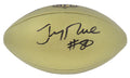 Jerry Rice Signed Wilson Duke Gold Metallic NFL Full Size Replica Football - RICFTB302 - Jerry Rice Signed Wilson Duke Gold Metallic NFL Full Size Replica Football product image