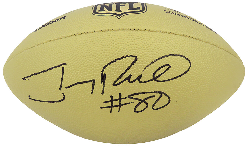 Jerry Rice Signed Wilson Duke Gold Metallic NFL Full Size Replica Football - (Fanatics) - RICFTB304 - Jerry Rice Signed Wilson Duke Gold Metallic NFL Full Size Replica Football - (Fanatics) product image