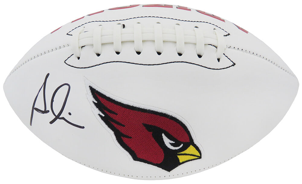 Simeon Rice Signed Arizona Cardinals Jarden White Logo Football - RICFTB310 - Simeon Rice Signed Arizona Cardinals Jarden White Logo Football product image