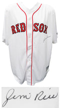 Jim Rice Signed Boston Red Sox Majestic White Baseball Jersey - RICJRY110 - Jim Rice Signed Boston Red Sox Majestic White Baseball Jersey product image