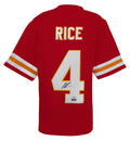 Rashee Rice Signed Red Custom Football Jersey - (JSA) - RICJRY340 - Rashee Rice Signed Red Custom Football Jersey - (JSA) product image