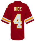 Rashee Rice Signed Red Custom Football Jersey - RICJRY341 - Rashee Rice Signed Red Custom Football Jersey product image