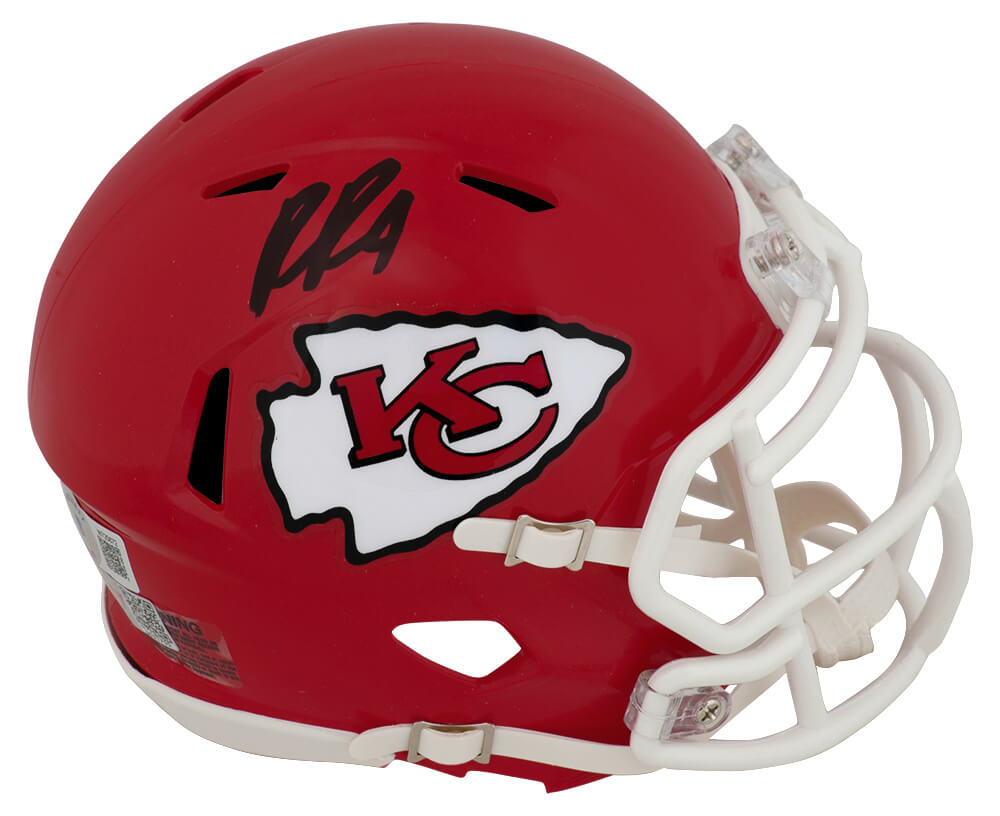 Rashee Rice Signed Kansas City Chiefs Riddell Speed Mini Helmet - (Beckett) - RICMIN360 - Rashee Rice Signed Kansas City Chiefs Riddell Speed Mini Helmet - (Beckett) product image