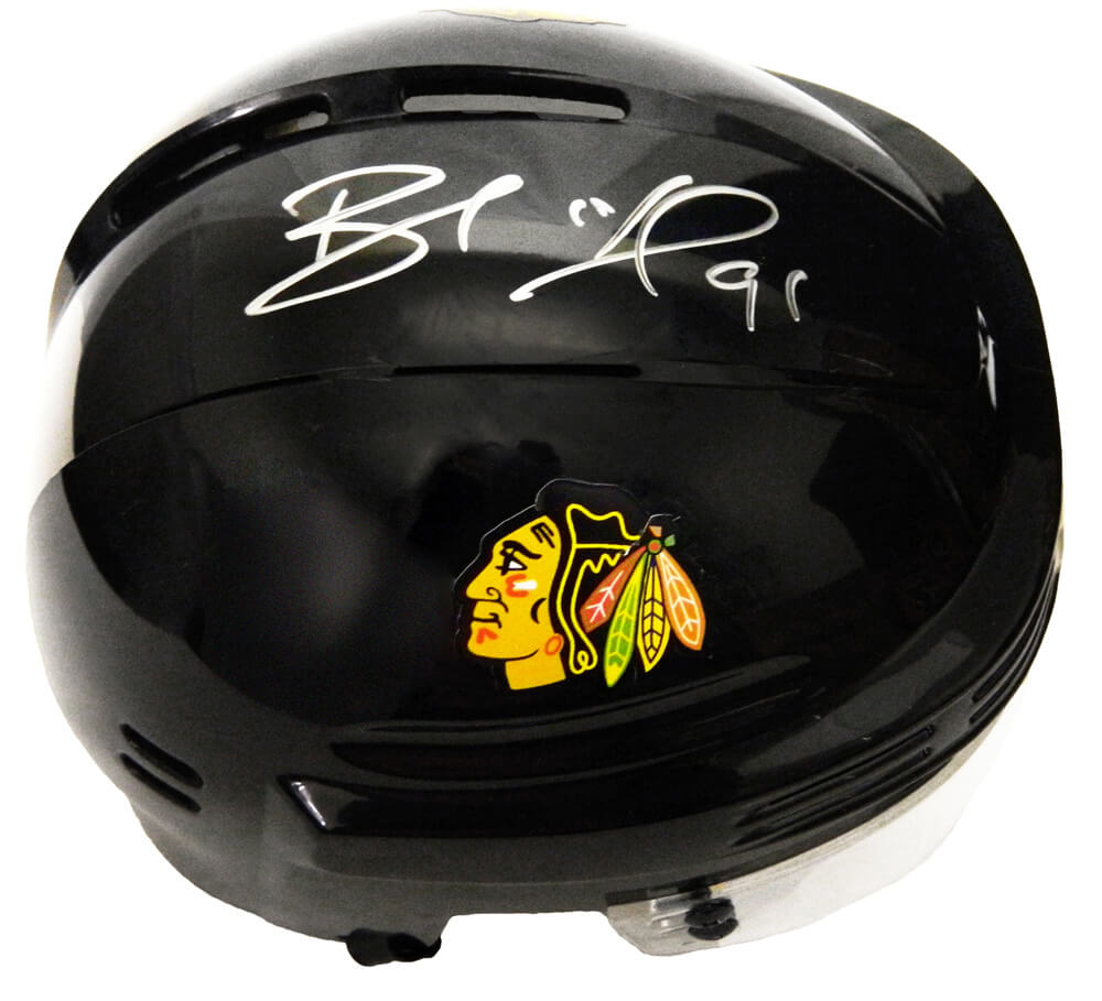 Brad Richards Signed Chicago Blackhawks Black Hockey Mini Helmet - RICMIN410 - Brad Richards Signed Chicago Blackhawks Black Hockey Mini Helmet product image