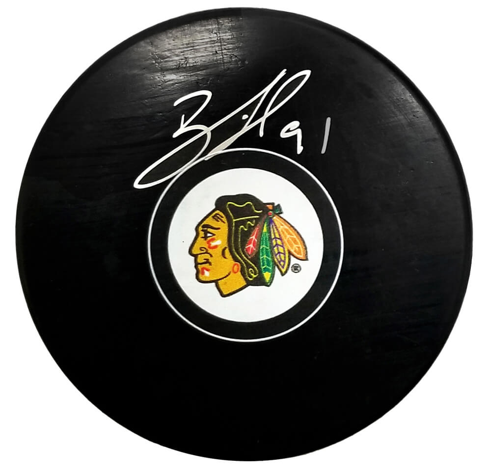 Brad Richards Signed Chicago Blackhawks Logo Hockey Puck - RICPUC410 - Brad Richards Signed Chicago Blackhawks Logo Hockey Puck product image