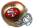 Jerry Rice Signed 49ers Riddell Full Size Replica Helmet  (Beckett) - RICREP300 - Jerry Rice Signed 49ers Riddell Full Size Replica Helmet (Beckett) product image