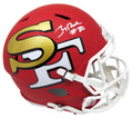 Jerry Rice Signed San Francisco 49ers AMP Alternate Series Riddell Speed Full Size Replica Helmet - RICREP302 - Jerry Rice Signed San Francisco 49ers AMP Alternate Series Riddell Speed Full Size Replica Helmet product image