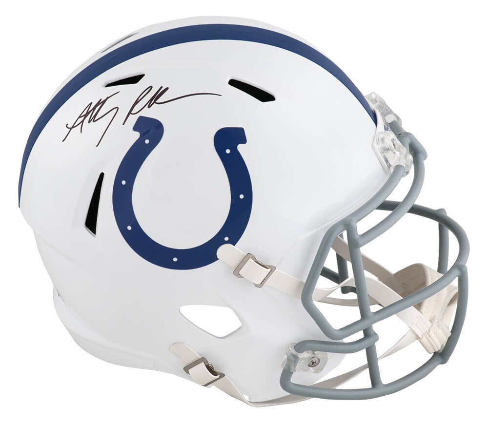Anthony Richardson Signed Indianapolis Colts Riddell Full Size Speed Replica Helmet - (Fanatics) - RICREP333 - Anthony Richardson Signed Indianapolis Colts Riddell Full Size Speed Replica Helmet - (Fanatics) product image