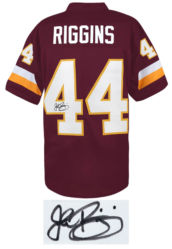 John Riggins Signed Maroon Custom Football Jersey - RIGJRY300 - John Riggins Signed Maroon Custom Football Jersey product image