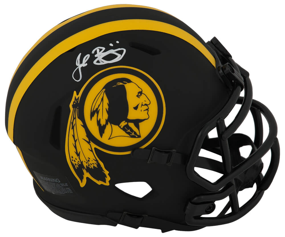 John Riggins Signed Washington Redskins ECLIPSE Black Matte Riddell Speed Mini Helmet - RIGMIN300 - John Riggins Signed Washington Redskins ECLIPSE Black Matte Riddell Speed Mini Helmet product image