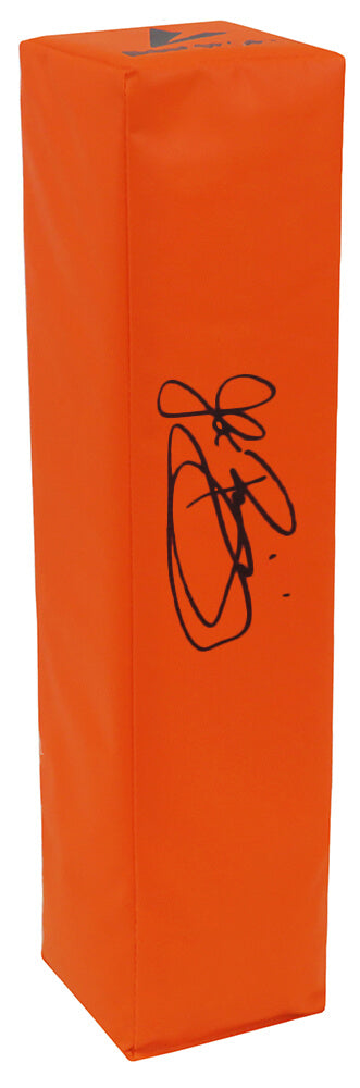 John Riggins Signed BSN Orange Football Endzone Pylon - RIGPYL300 - John Riggins Signed BSN Orange Football Endzone Pylon product image