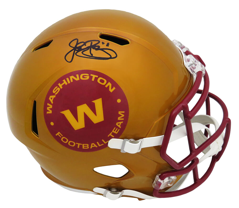 John Riggins Signed Washington Football Team FLASH Riddell Full Size Speed Replica Helmet - RIGREP300 - John Riggins Signed Washington Football Team FLASH Riddell Full Size Speed Replica Helmet product image