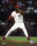 Jose Rijo Signed Cincinnati Reds Pitching Action 8x10 Photo - RIJ08P100 - Jose Rijo Signed Cincinnati Reds Pitching Action 8x10 Photo product image