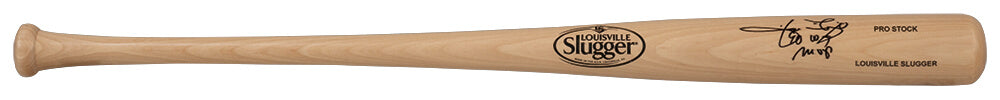 Jose Rijo Signed Louisville Slugger Pro Stock Blonde Baseball Bat w/90 WS MVP - RIJBAT100 - Jose Rijo Signed Louisville Slugger Pro Stock Blonde Baseball Bat w/90 WS MVP product image