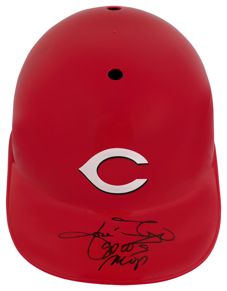 Jose Rijo Signed Cincinnati Reds Souvenir Replica Batting Helmet w/90 WS MVP - RIJBTH100 - Jose Rijo Signed Cincinnati Reds Souvenir Replica Batting Helmet w/90 WS MVP product image
