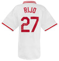 Jose Rijo Signed White Custom Baseball Jersey w/90 WS MVP - RIJJRY100 - Jose Rijo Signed White Custom Baseball Jersey w/90 WS MVP product image