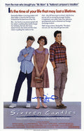 Molly Ringwald Signed Sixteen Candles 11x17 Movie Poster (In Blue) - RINPST503 - Molly Ringwald Signed Sixteen Candles 11x17 Movie Poster (In Blue) product image