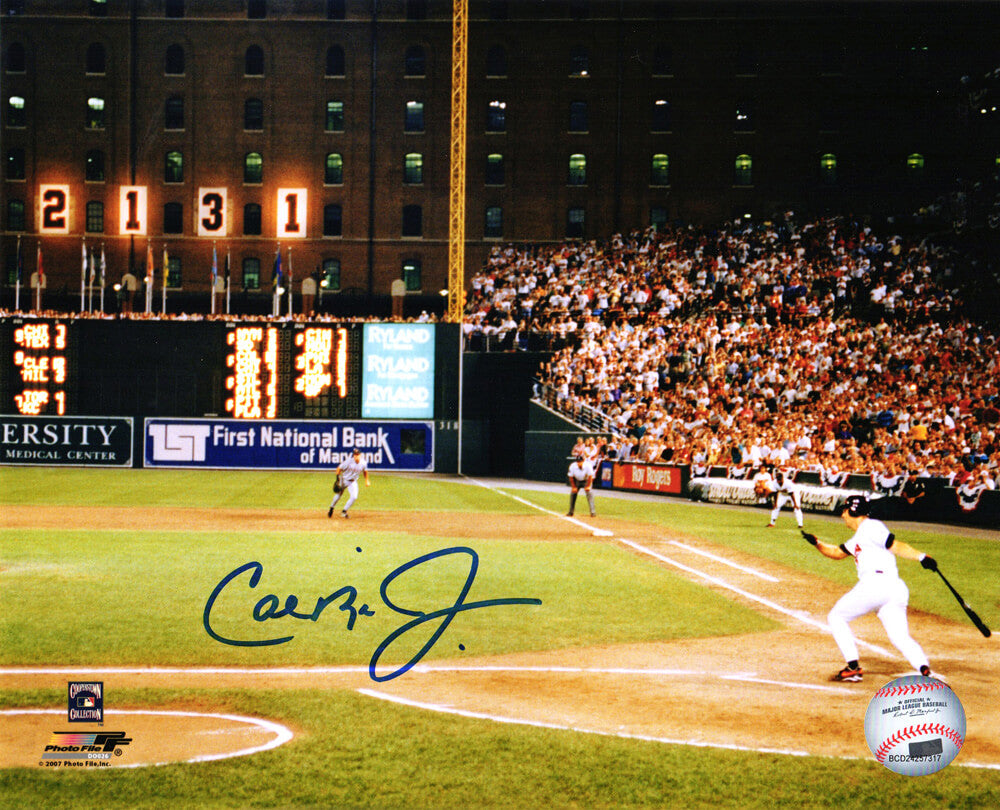 Cal Ripken Jr Signed Baltimore Orioles 2131 Record Game Batting 8x10 Photo - RIP08P100 - Cal Ripken Jr Signed Baltimore Orioles 2131 Record Game Batting 8x10 Photo product image