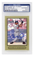 Cal Ripken Jr Signed Baltimore Orioles 2002 Fleer Fall Classic Baseball Trading Card #8 (PSA Encapsulated) - RIPCAR106 - Cal Ripken Jr Signed Baltimore Orioles 2002 Fleer Fall Classic Baseball Trading Card #8 (PSA Encapsulated) product image