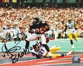 Andre Rison Signed Atlanta Falcons TD Endzone Catch 8x10 Photo w/Bad Moon (Black Ink) - RIS08P312 - Andre Rison Signed Atlanta Falcons TD Endzone Catch 8x10 Photo w/Bad Moon (Black Ink) product image