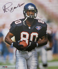 Andre Rison Signed Falcons Black Jersey Action 16x20 Photo w/Bad Moon - RIS16P307 - Andre Rison Signed Falcons Black Jersey Action 16x20 Photo w/Bad Moon product image