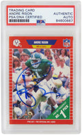 Andre Rison Signed 1989 Pro Set Rookie Football Trading Card #497 - (PSA/DNA Encapsulated) - RISCAR308 - Andre Rison Signed 1989 Pro Set Rookie Football Trading Card #497 - (PSA/DNA Encapsulated) product image