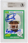 Andre Rison Signed Indianapolis Colts 1989 Score Rookie Card #272 w/Bad Moon (Beckett Encapsulated) - RISCAR310 - Andre Rison Signed Indianapolis Colts 1989 Score Rookie Card #272 w/Bad Moon (Beckett Encapsulated) product image