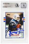 Andre Rison Signed Colts 1989 Topps Rookie Football Trading Card #102T w/Bad Moon - (Beckett - Auto Grade 10) - RISCAR316 - Andre Rison Signed Colts 1989 Topps Rookie Football Trading Card #102T w/Bad Moon - (Beckett - Auto Grade 10) product image