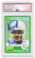 Andre Rison Signed Indianapolis Colts 1989 Score Rookie Card #272 w/Bad Moon - (PSA Encapsulated) - RISCAR317 - Andre Rison Signed Indianapolis Colts 1989 Score Rookie Card #272 w/Bad Moon - (PSA Encapsulated) product image