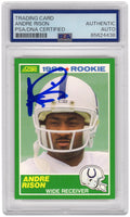 Andre Rison Signed Colts 1989 Score Rookie Football Trading Card #272 - (PSA Encapsulated) - RISCAR320 - Andre Rison Signed Colts 1989 Score Rookie Football Trading Card #272 - (PSA Encapsulated) product image