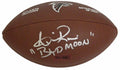 Andre Rison Signed Atlanta Falcons Wilson Logo Football w/Bad Moon - RISFTB302 - Andre Rison Signed Atlanta Falcons Wilson Logo Football w/Bad Moon product image