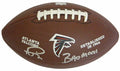 Andre Rison Signed Atlanta Falcons Team Logo Football w/Bad Moon - RISFTB305 - Andre Rison Signed Atlanta Falcons Team Logo Football w/Bad Moon product image