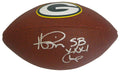 Andre Rison Signed Green Bay Packers Team Logo Football w/SB XXXI Champs - RISFTB306 - Andre Rison Signed Green Bay Packers Team Logo Football w/SB XXXI Champs product image