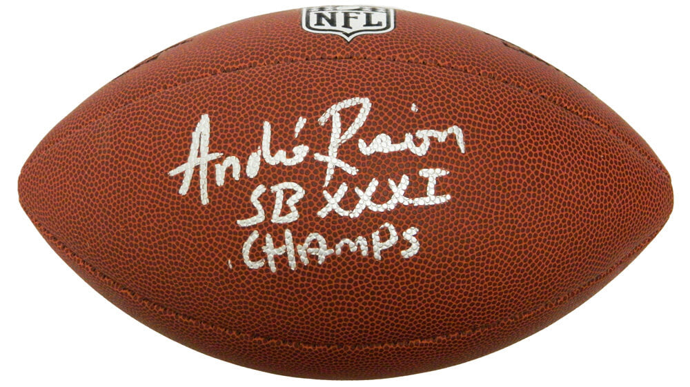 Andre Rison Signed Wilson Limited Full-Size NFL Football w/SB XXXI Champs - RISFTB311 - Andre Rison Signed Wilson Limited Full-Size NFL Football w/SB XXXI Champs product image