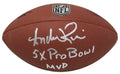 Andre Rison Signed Wilson Limited Full Size NFL Football w/5x Pro Bowl, MVP - RISFTB312 - Andre Rison Signed Wilson Limited Full Size NFL Football w/5x Pro Bowl, MVP product image