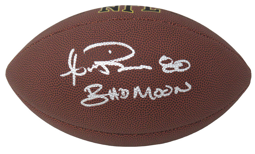Andre Rison Signed Wilson Super Grip Full Size NFL Football w/Bad Moon - RISFTB315 - Andre Rison Signed Wilson Super Grip Full Size NFL Football w/Bad Moon product image