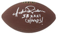 Andre Rison Signed Wilson Super Grip Full Size NFL Football w/SB XXXI Champs - RISFTB316 - Andre Rison Signed Wilson Super Grip Full Size NFL Football w/SB XXXI Champs product image