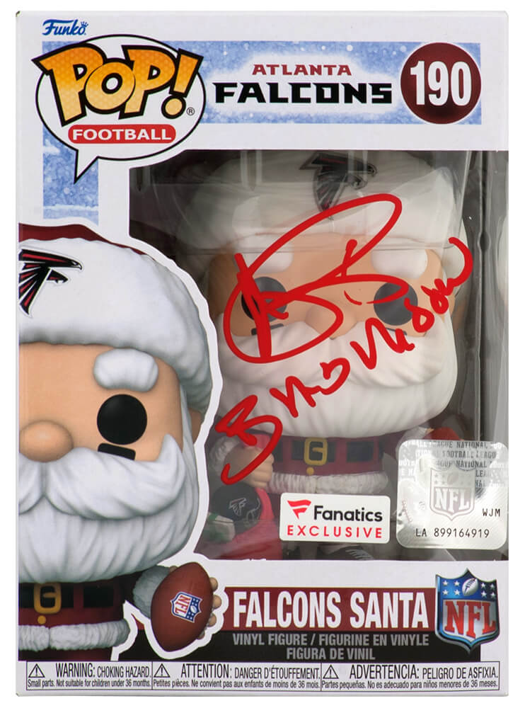 Andre Rison Signed Atlanta Falcons 'SANTA' Funko Pop Doll #190 w/Bad Moon - RISFUN301 - Andre Rison Signed Atlanta Falcons 'SANTA' Funko Pop Doll #190 w/Bad Moon product image
