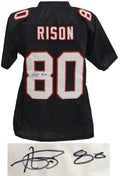 Andre Rison Signed Black Custom Football Jersey - RISJRY300 - Andre Rison Signed Black Custom Football Jersey product image
