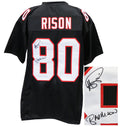 Andre Rison Signed Black T/B Custom Football Jersey w/Bad Moon - RISJRY314 - Andre Rison Signed Black T/B Custom Football Jersey w/Bad Moon product image