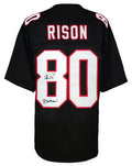 Andre Rison Signed Black Custom Jersey w/Bad Moon - RISJRY321 - Andre Rison Signed Black Custom Jersey w/Bad Moon product image