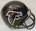 Andre Rison Signed Falcons Black Riddell Mini Helmet - RISMIN306 - Andre Rison Signed Falcons Black Riddell Mini Helmet product image