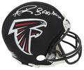 Andre Rison Signed Atlanta Falcons Black Riddell Mini Helmet w/Bad Moon - RISMIN307 - Andre Rison Signed Atlanta Falcons Black Riddell Mini Helmet w/Bad Moon product image