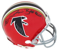 Andre Rison Signed Atlanta Falcons Throwback Red Riddell Mini Helmet w/Bad Moon - RISMIN308 - Andre Rison Signed Atlanta Falcons Throwback Red Riddell Mini Helmet w/Bad Moon product image