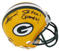 Andre Rison Signed GB Packers Riddell Mini Helmet w/SB XXXI Champs - RISMIN310 - Andre Rison Signed GB Packers Riddell Mini Helmet w/SB XXXI Champs product image
